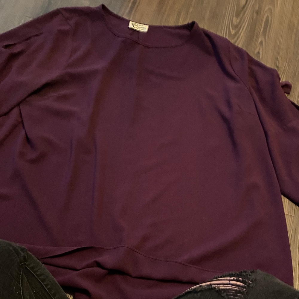 Chic Plum Women's Tunic Top